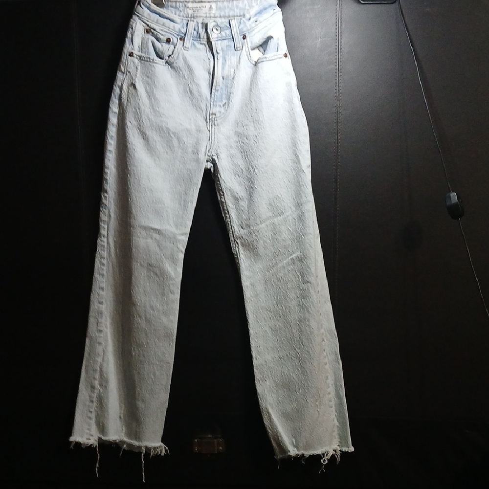 Abercrombie & Fitch Light Blue High Rise Jeans